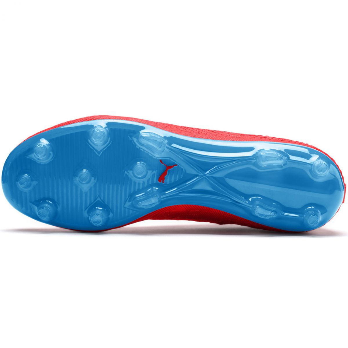 Chaussures de foot Puma Future 19.2 Netfit Fg Ag M 105536 01 rouge multicolore