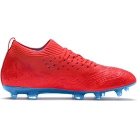 Chaussures de foot Puma Future 19.2 Netfit Fg Ag M 105536 01 multicolore rouge 2