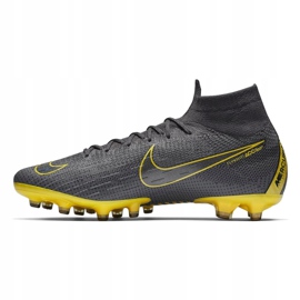 Chaussures de football Nike Mercurial Superfly 6 Elite Ag Pro M AH7377-070 noir gris 1