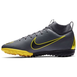 Nike Mercurial SuperflyX 6 Academy Gs Tf Jr AH7344-070 chaussures de football multicolore gris 1