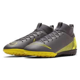 Nike Mercurial SuperflyX 6 Academy Gs Tf Jr AH7344-070 chaussures de football multicolore gris 3