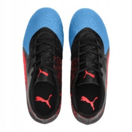 Chaussures de foot Puma One 19.4 Fg Ag Jr 105501 01 multicolore le noir 1