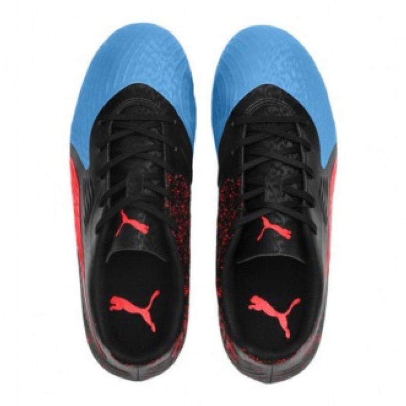 Chaussures de foot Puma One 19.4 Fg Ag Jr 105501 01 multicolore noir 1
