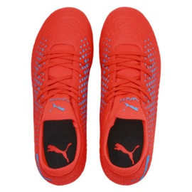 Chaussures de foot Puma Future 19.4 Fg Ag Jr 105554 01 rouge rouge 1