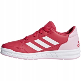Chaussures Adidas AltaSport K Jr D96866 rouge 1 Chaussures Adidas AltaSport K Jr D96866 rouge 1