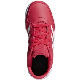 Chaussures Adidas AltaSport K Jr D96866 rouge 2