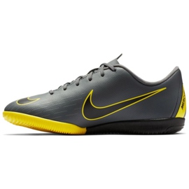 Chaussures d'intérieur Nike Mercurial VaporX 12 Academy Gs Ic Jr AJ3101-070 gris gris 1