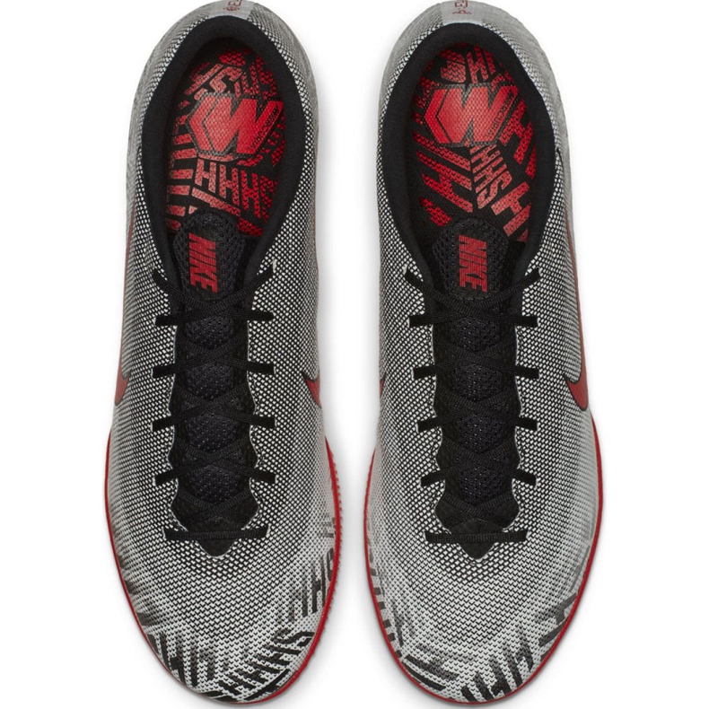 Chaussures indoor Nike Mercurial Vapor X 12 Academy Neymar Ic M AO3122-170 gris gris 2