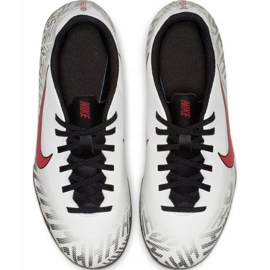 Mercurial Nike Neymar Vapor 12 Club Fg Jr AV4762-170 chaussures de football multicolore blanche 1