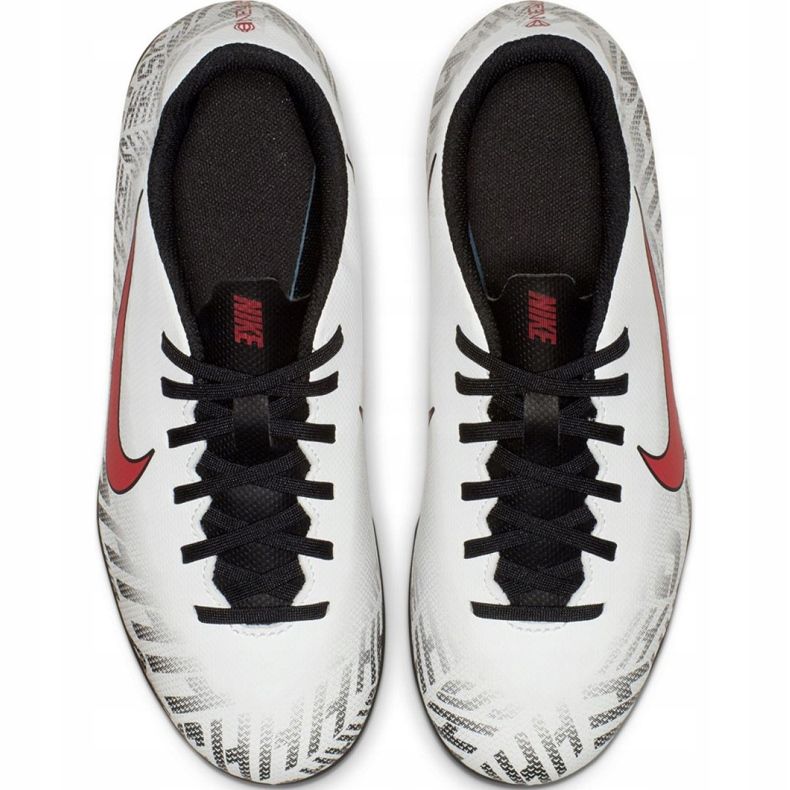 Mercurial Nike Neymar Vapor 12 Club Fg Jr AV4762-170 chaussures de football multicolore blanc 1