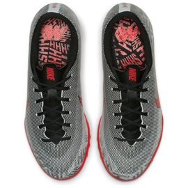 Chaussure de football Nike Mercurial Vapor 12 Academy Neymar Tf Jr AO9476-170 gris gris 2