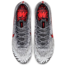 Chaussures de football Nike Merurial Vapor 12 Elite Neymar Fg M AO3126-170 blanche gris 2