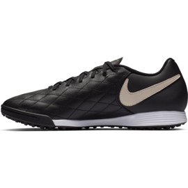 Nike Tiempo Legend X 7 Academy 10R Tf M AQ2218-027 chaussures de football noir noir 1