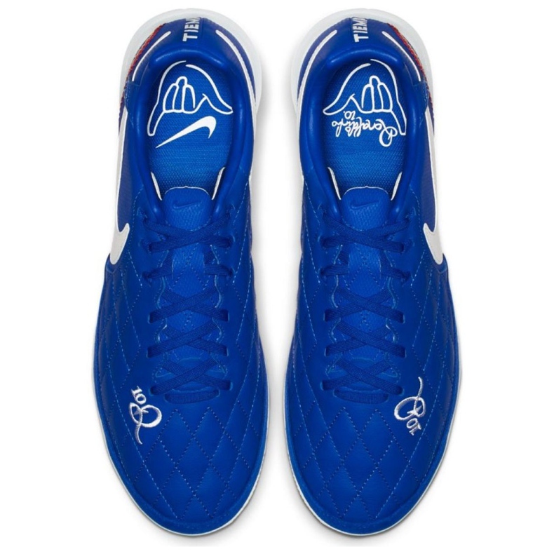 Chaussures d'intérieur Nike Tiempo Lunar LegendX 7 Pro 10R Ic M AQ2211-410 bleu bleu 1
