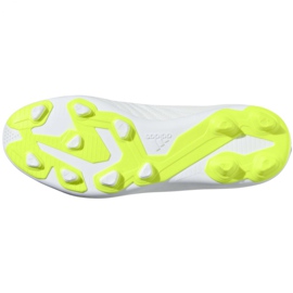 Chaussures de foot Adidas X 18.4 FxG Jr BB9380 multicolore blanche 2 Chaussures de foot Adidas X 18.4 FxG Jr BB9380 multicolore blanche 2
