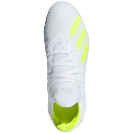 Chaussures de foot Adidas X 18.3 Fg Jr BB9372 multicolore blanche 1