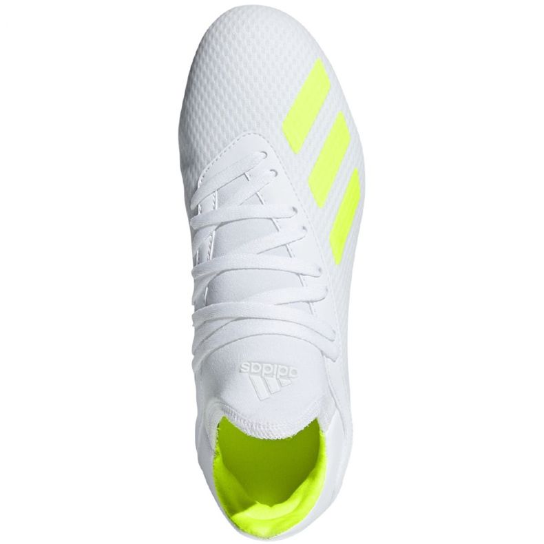 Chaussures de foot Adidas X 18.3 Fg Jr BB9372 multicolore blanc 1