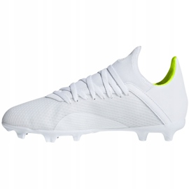 Chaussures de foot Adidas X 18.3 Fg Jr BB9372 multicolore blanche 2