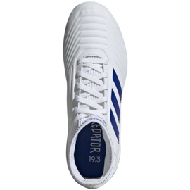 Chaussures de foot Adidas Predator 19.3 Fg Jr CM8535 multicolore blanche 2