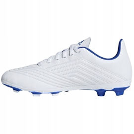 Chaussures de foot Adidas Predator 19.4 FxG Jr CM8542 multicolore blanche 1
