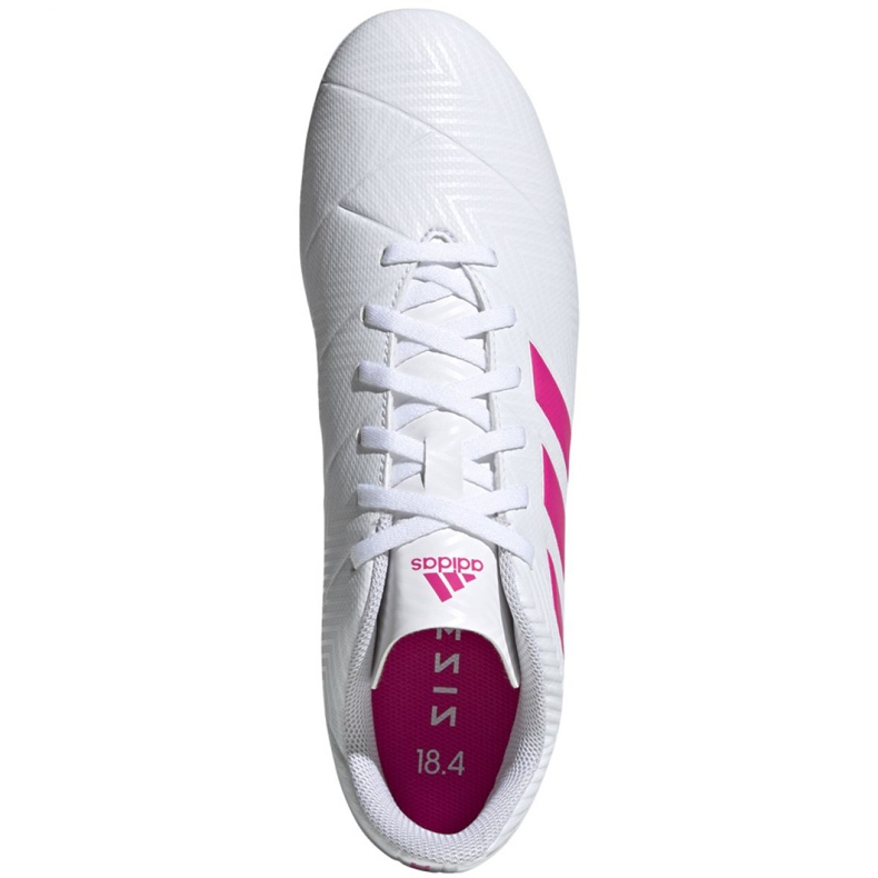 Chaussures de football Adidas Nemeziz 18.4 FxG M D97990 multicolore blanc 1