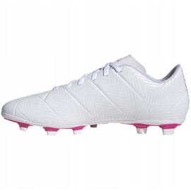Chaussures de football Adidas Nemeziz 18.4 FxG M D97990 multicolore blanc 2