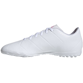 Chaussures de football Adidas Nemeziz 18.4 Tf M D97993 multicolore blanche 2