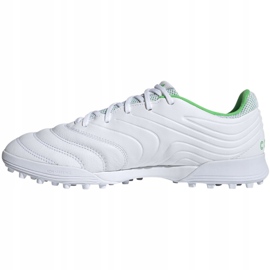 Chaussures de foot Adidas Copa 19.3 Tf M D98064 blanche blanche 2