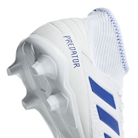 Chaussures de foot Adidas Predator 19.3 Fg M BB9333 blanche multicolore 4