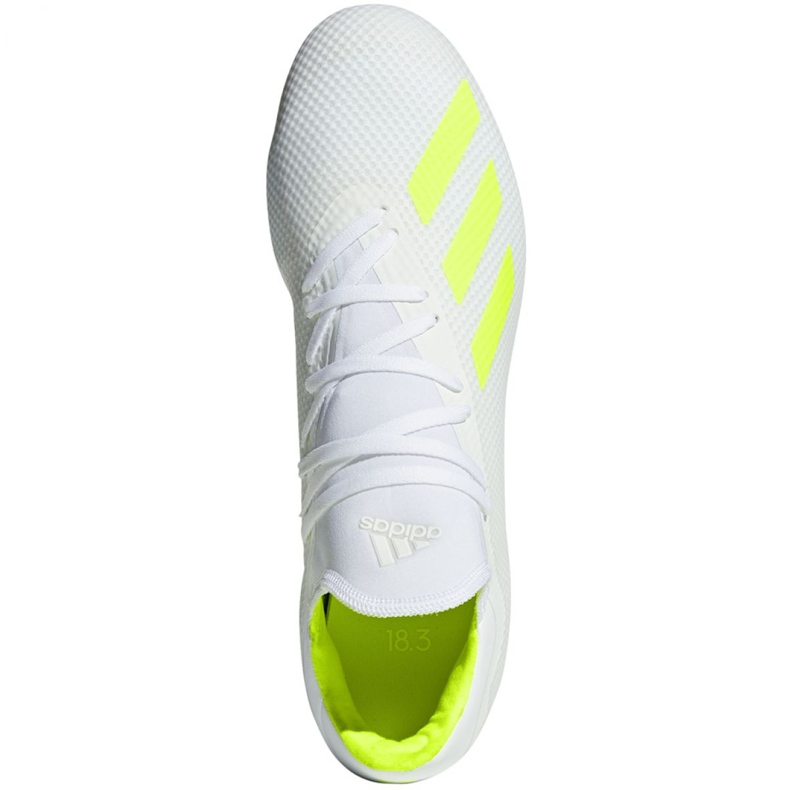 Chaussures de foot Adidas X 18.3 Fg M BB9368 blanc blanc 1