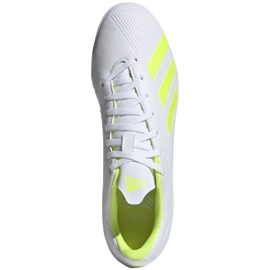 Chaussures de foot Adidas X 18.4 Tf M BB9414 blanche blanche 1