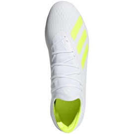 Chaussures de foot Adidas X 18.2 Fg M BB9364 blanche blanche 1