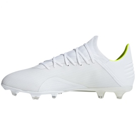 Chaussures de foot Adidas X 18.2 Fg M BB9364 blanc blanc 2