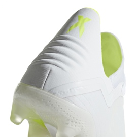 Chaussures de foot Adidas X 18.2 Fg M BB9364 blanche blanche 5