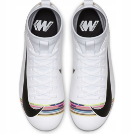 Chaussures de football Nike Mercurial Superfly 6 Academy Mg Jr AJ3111-109 multicolore blanche 1