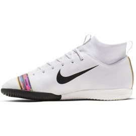 Chaussures d'intérieur Nike Mercurial Superfly X 6 Academy Ic Jr AJ3110-109 multicolore blanc 1