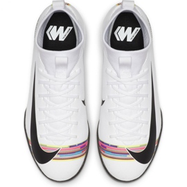 Chaussures d'intérieur Nike Mercurial Superfly X 6 Academy Ic Jr AJ3110-109 multicolore blanc 2