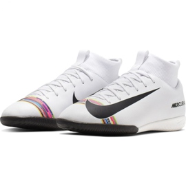 Chaussures d'intérieur Nike Mercurial Superfly X 6 Academy Ic Jr AJ3110-109 multicolore blanche 3
