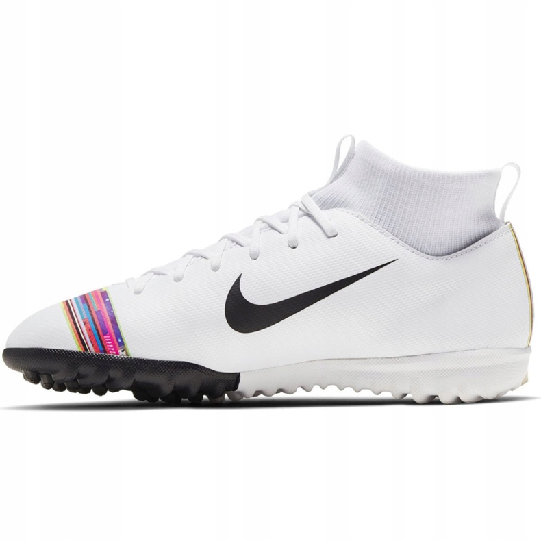 Chaussures de football Nike Mercurial Superfly X 6 Academy Tf Jr AJ3112-109 multicolore blanche 1