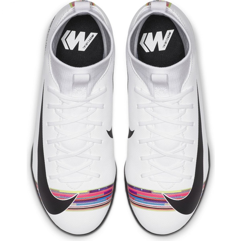 Chaussures de football Nike Mercurial Superfly X 6 Academy Tf Jr AJ3112-109 multicolore blanc 2