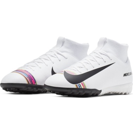 Chaussures de football Nike Mercurial Superfly X 6 Academy Tf Jr AJ3112-109 multicolore blanche 3