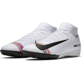 Nike Mercurial Superfly X 6 Academy Tf M AJ3568-109 chaussures de football multicolore blanche 3