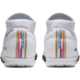 Nike Mercurial Superfly X 6 Academy Tf M AJ3568-109 chaussures de football multicolore blanche 4