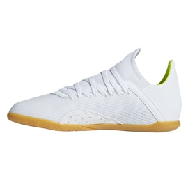 Chaussures d'intérieur adidas X 18.3 In Jr BB9397 multicolore blanche 1