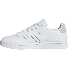 Chaussures Adidas Advantage W F36481 blanche 2
