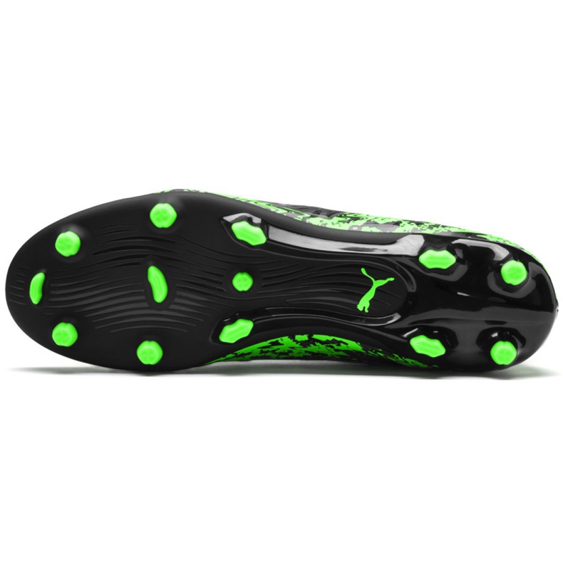 Puma One 19.4 Fg Ag M 105492 03 chaussures de football multicolore vert 2