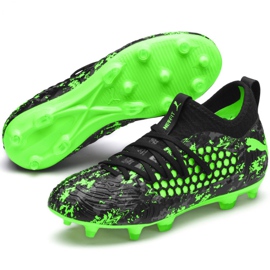 Chaussures de foot Puma Future 19.3 Netfit Fg Ag Jr 105551 03 multicolore le noir 1