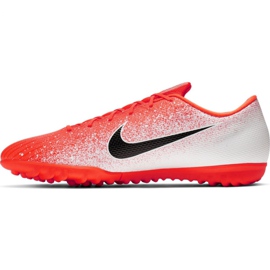 Chaussures de football Nike Mercurial Vapor X 12 Academy Tf M AH7384-801 multicolore blanche 2