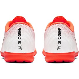 Chaussures de football Nike Mercurial Vapor X 12 Academy Tf M AH7384-801 multicolore blanche 4