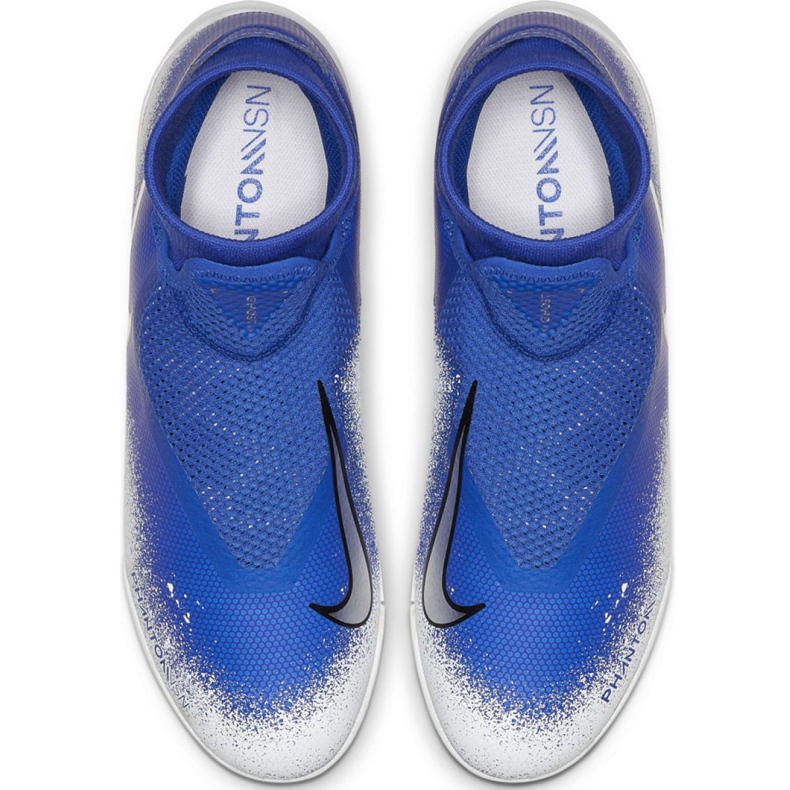 Nike Phantom Vsn Academy Df Tf M AO3269-410 chaussures de football multicolore bleu 1